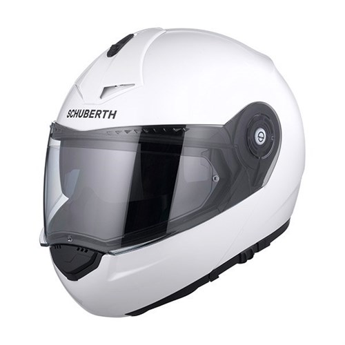Schuberth C3 Pro helmet in gloss white