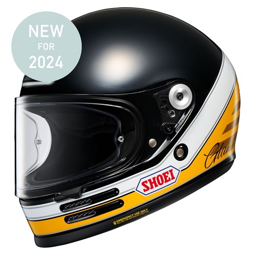 Shoei Glamster 06 Abiding TC-3 helmet in black / yellow