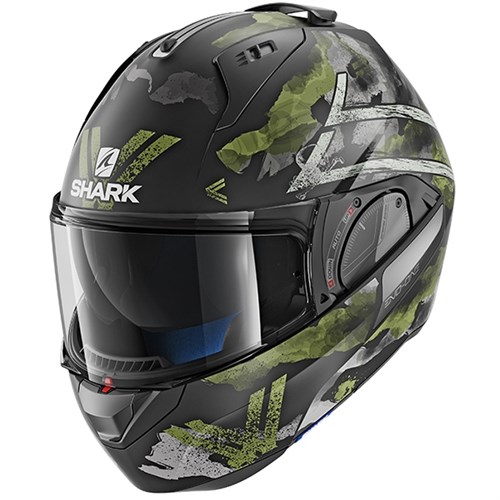 SHARK EVO-ONE 2 helmet Skuld green