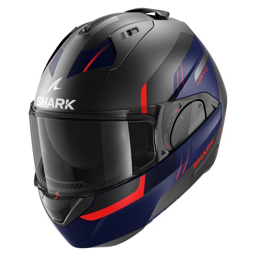 Shark Evo ES Kryd mat ABR helmet in black / blue / red