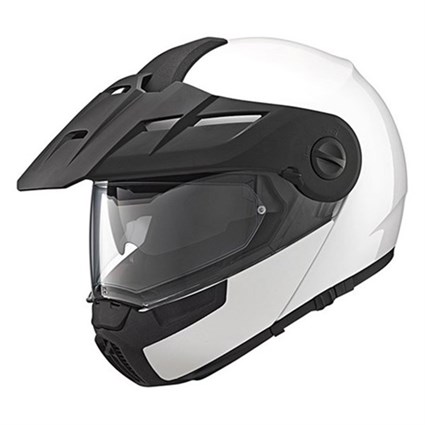Schuberth E1 helmet in gloss white