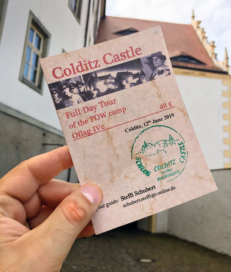 Colditz tour ticket