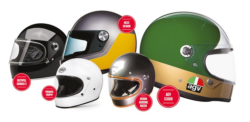 Retro helmet selection