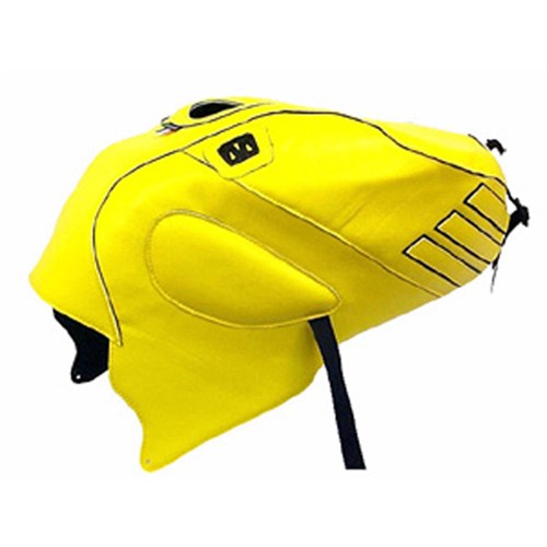 Bagster tank cover RSV MILLE R / RSV MILLE / 1000 TUONO / 1000 TUONO RACING - buttercup yellow / black deco