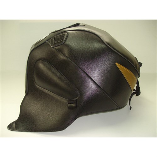 Bagster tank cover RSV MILLE R / RSV MILLE / 1000 TUONO / 1000 TUONO RACING - black / gold deco