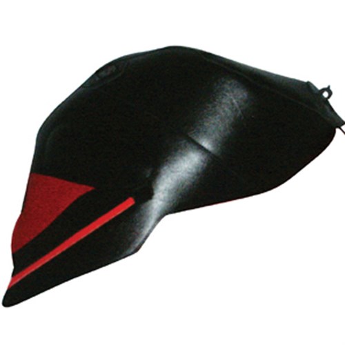 Bagster tank cover RSV MILLE R / RSV MILLE / 1000 TUONO / 1000 TUONO RACING - black / red deco