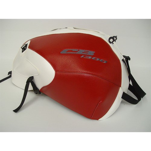 Bagster tank cover CB 1300 / CB1300S - white / red