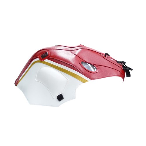 Bagster tank cover red BREVA 1100 / BREVA 850 / NORGE 1200 / SPORT 1200 - red / white / gold piping