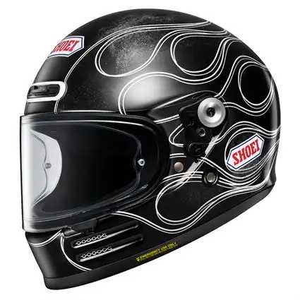 Shoei Glamster 06 Blast TC2 helmet in black / blue