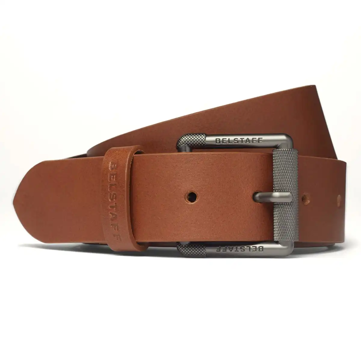 Belstaff Roller Buckle Belt in major brown display picture 2