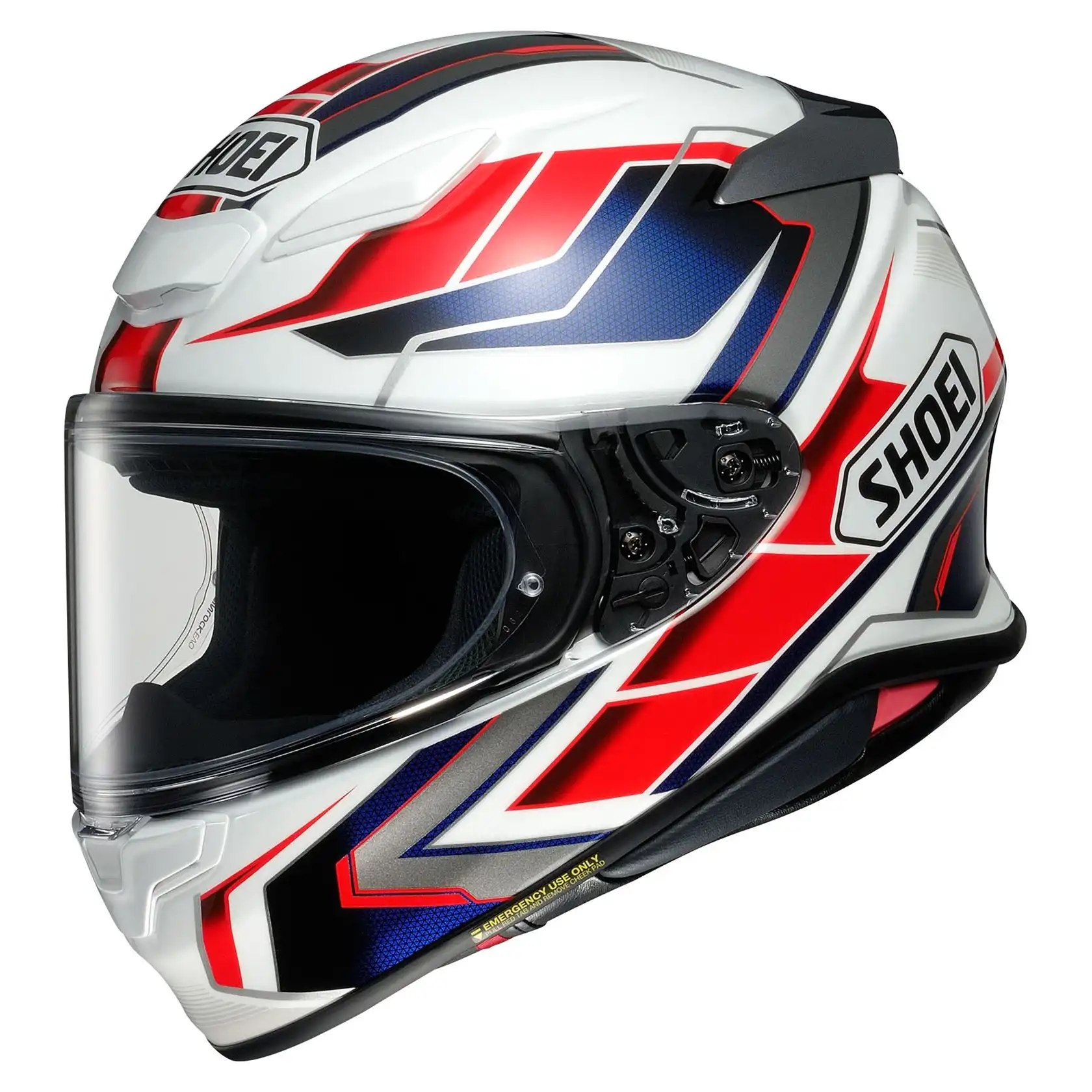 Shoei NXR2 Prologue TC8 helmet in red / white / black