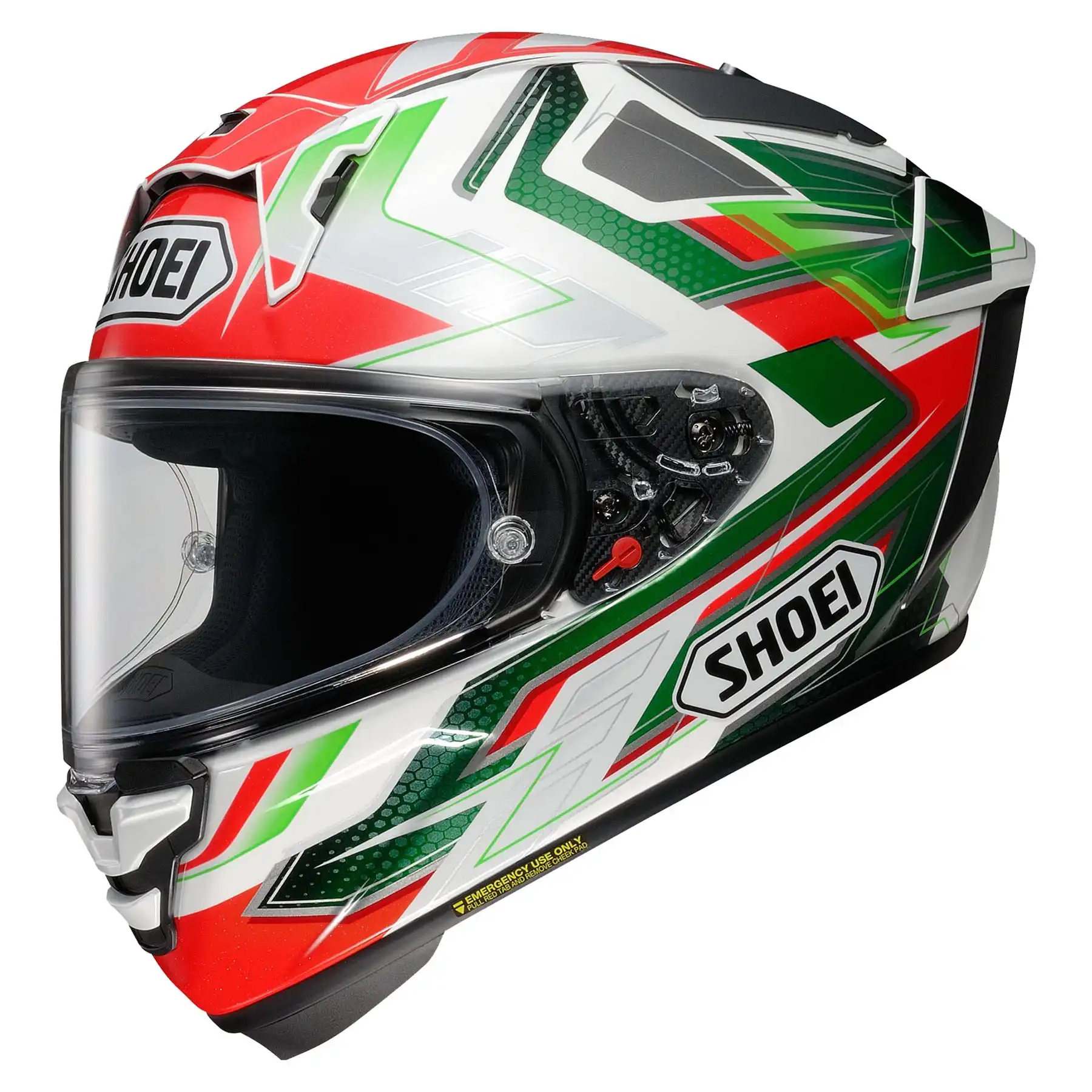 セキュリティ・セーフティ SHOEI GT-Air EXPANSE TC-10 RED GREEN Shoei X-SPR Pro Escalate TC10 helmet in red / white / blue