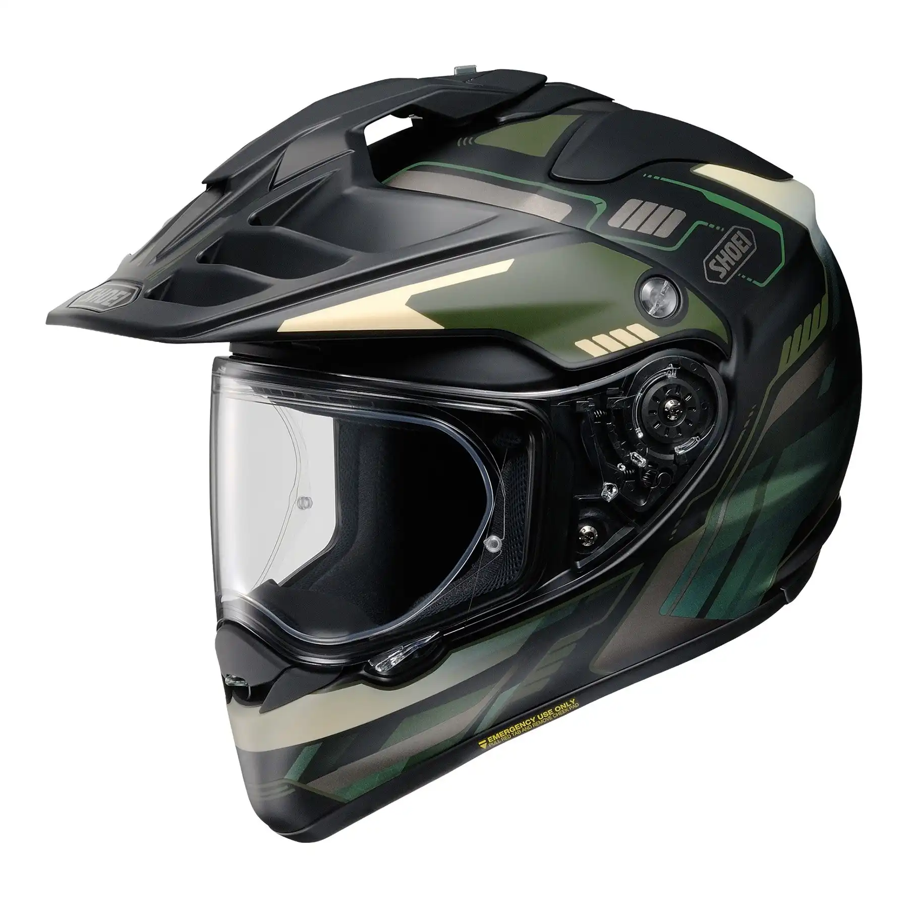 Shoei Hornet ADV 06 Invigorate TC10 helmet in red / white / blue