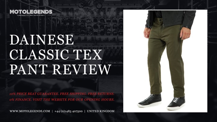 Dainese Classic Tex pant review