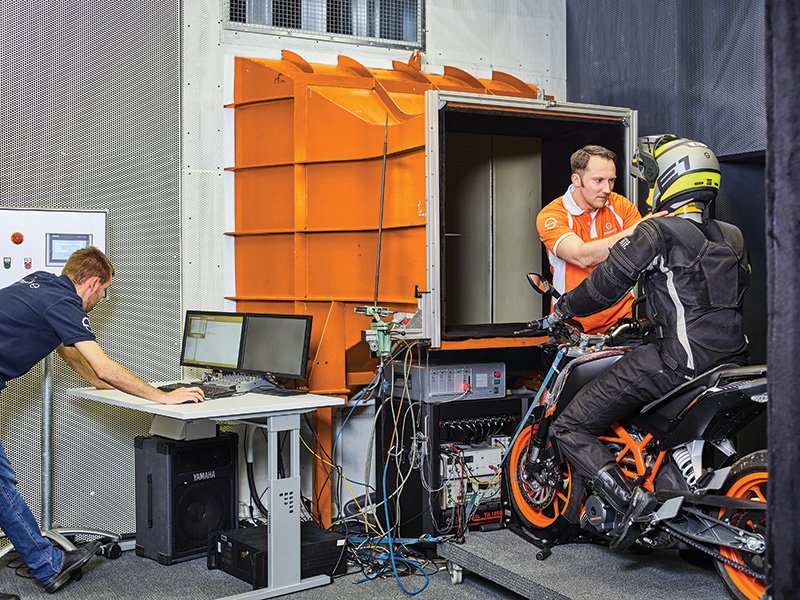 Schuberth wind tunnel