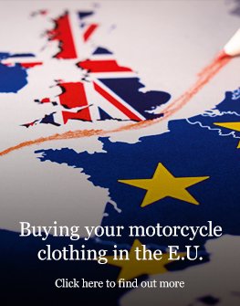 Buying your motorcycle clothing in the E.U.