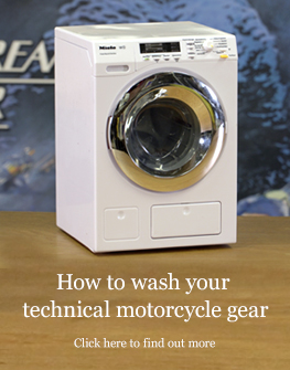 How to wash your technical motorcycle clothing
