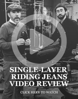 Single-layer motorcycle jeans video review