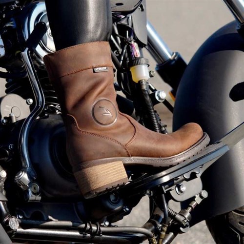 Falco Ayda Ladies Black Motorcycle Motorbike CE Approved 100% Waterproof Boots