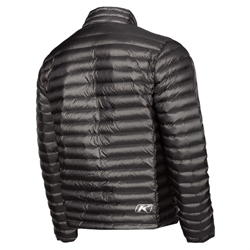 Klim Maverick down jacket in asphalt / black