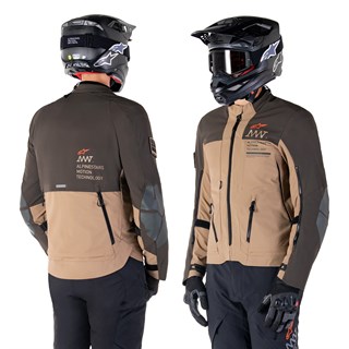 Alpinestars AMT-8 Stretch Drystar XF jacket in brownAlternative Image5