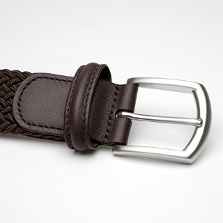 Anderson's textile braided dark brown beltAlternative Image1