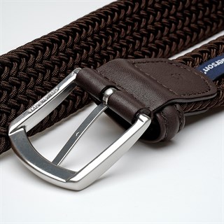 Anderson's textile braided dark brown beltAlternative Image3