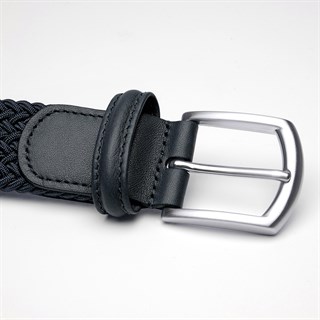 Anderson's textile braided navy blue beltAlternative Image1