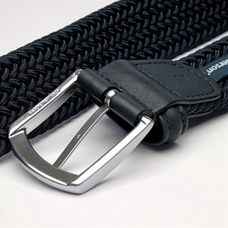 Anderson's textile braided navy blue beltAlternative Image3