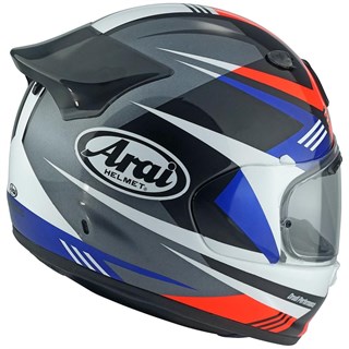 Arai Quantic Mark helmet in red / blueAlternative Image1