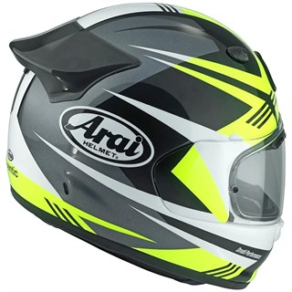 Arai Quantic Mark helmet in yellowAlternative Image1