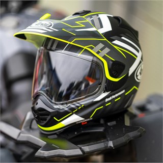 Arai Tour-X5 helmet in Trail yellowAlternative Image3