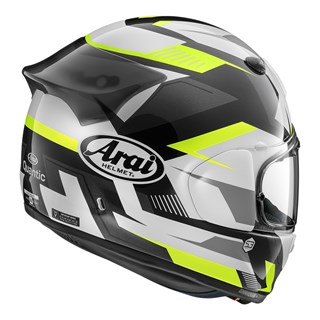 Arai Quantic Supra helmet in yellowAlternative Image1