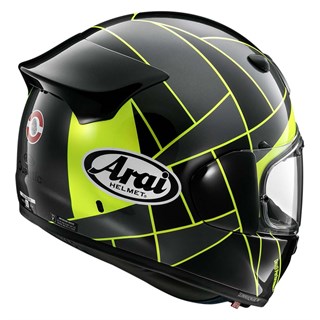 Arai Quantic Peak helmet in yellowAlternative Image1