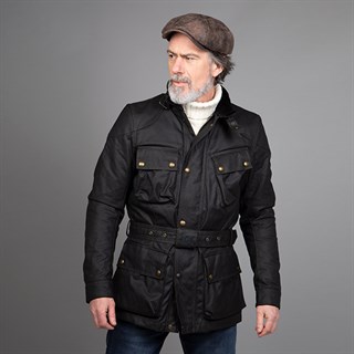 Belstaff Trialmaster Pro wax cotton jacket in blackAlternative Image5