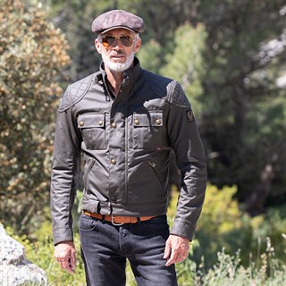 Belstaff Brooklands Mojave jacket in olive greenAlternative Image1