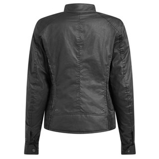 Belstaff Antrim wax cotton ladies jacket in blackAlternative Image1