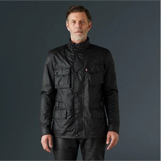 Belstaff Stealth Crosby wax cotton jacket in blackAlternative Image3