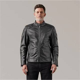 Belstaff Centenary Outlaw Pro leather jacket in blackAlternative Image1