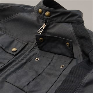 Belstaff wax cotton Temple jacket in blackAlternative Image1