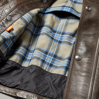 Belstaff Trialmaster leather jacket in oliveAlternative Image3