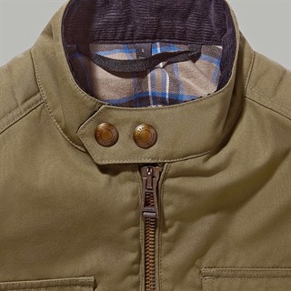Belstaff Roberts Canvas jacket in oliveAlternative Image3