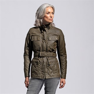 Belstaff Trialmaster ladies jacket in greenAlternative Image1