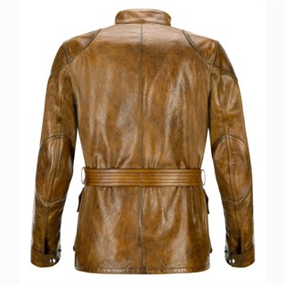 Belstaff Trialmaster leather jacket in burnt cueroAlternative Image1
