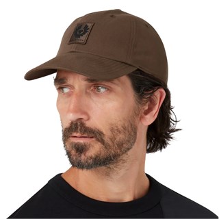 Belstaff Phoenix logo cap in brownAlternative Image5