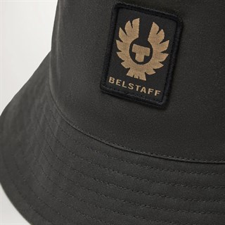 Belstaff Phoenix wax cotton bucket hat in blackAlternative Image5
