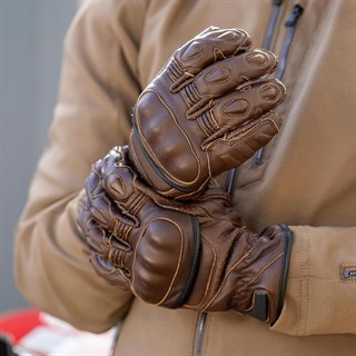 Brian Sansom Police Summer gloves in brownAlternative Image3