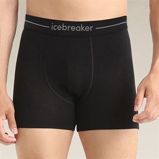 Icebreaker mens merino 150 Anatomica boxers in blackAlternative Image1