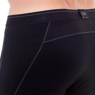Icebreaker mens merino 150 Zone leggings in blackAlternative Image5