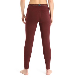 Icebreaker womens merino 200 Oasis leggings in berryAlternative Image3